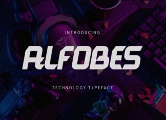 ALFOBES Display Font