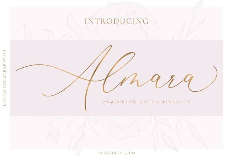 Almara Calligraphy Font - Download Free Font