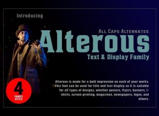 Alterous Display Font