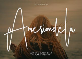 Ameriondela Handwritten Font
