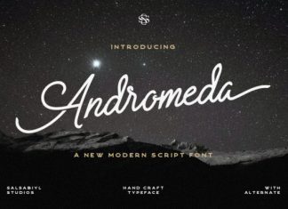 Andromeda Script Font