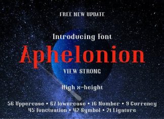 Aphelonion Serif Font