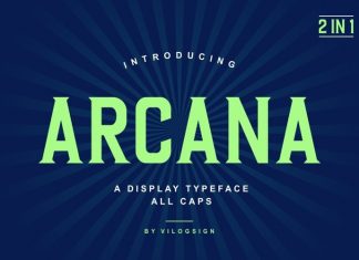 Arcana Display Font