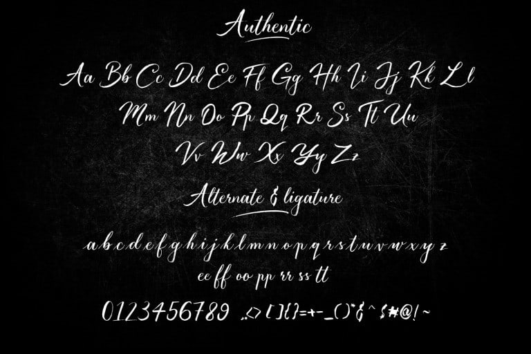 Authentic Brush Font - Download Free Font