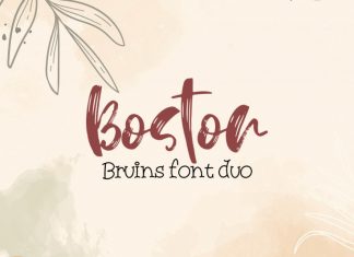 Boston Bruins font