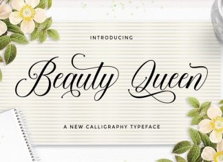 Beauty Queen Calligraphy Font