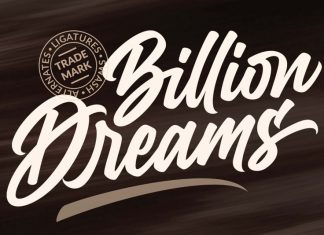 Billion Dreams Script Font
