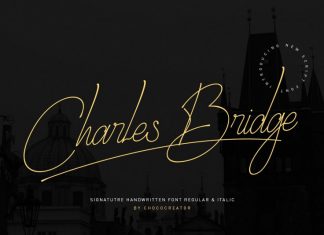 Charles Bridge Handwritten Font