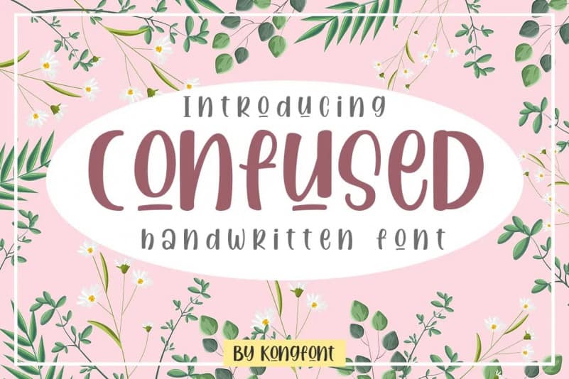 Confused Handwritten Font