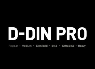 D-DIN PRO Sans Serif Font