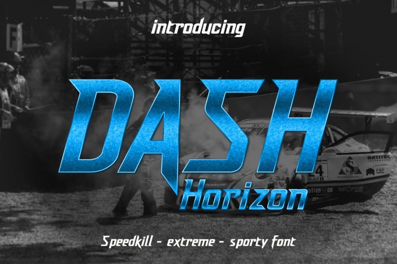 Dash Horizon Display Font - Download Free Font