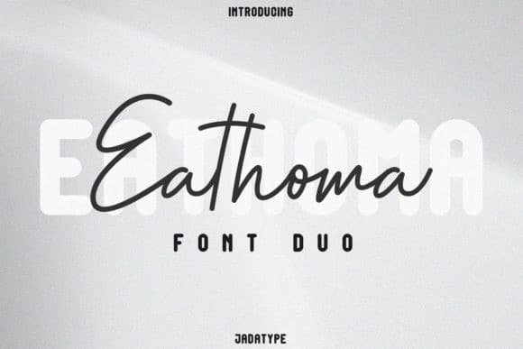 Eathoma Handwritten Font