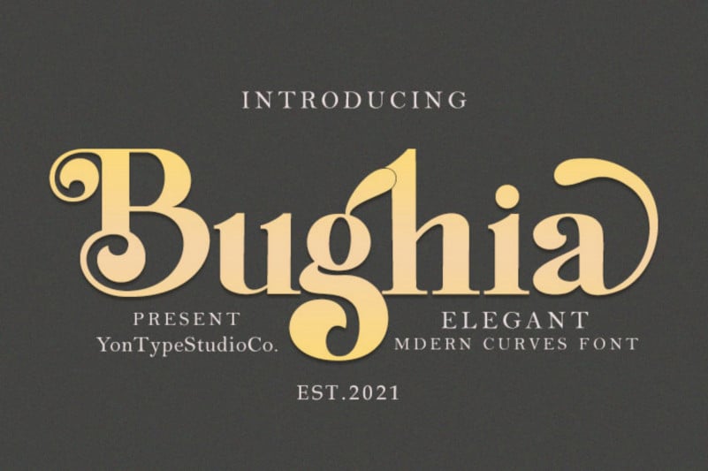 Bughia Serif Font