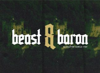 Beast & Baron Blackletter Font
