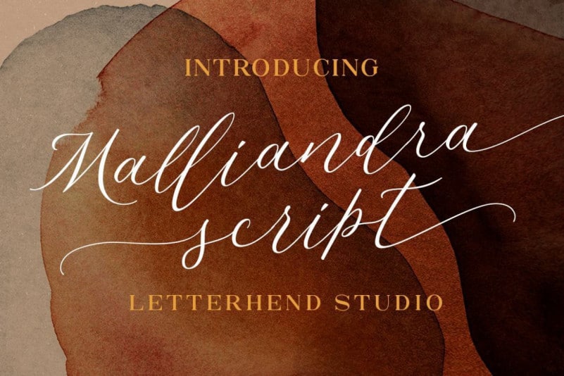 Malliandra Calligraphy Font
