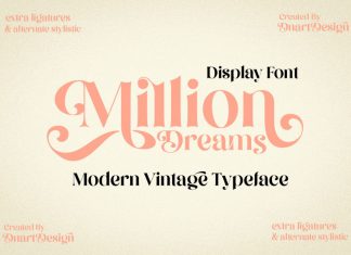 Million Dreams Serif Font