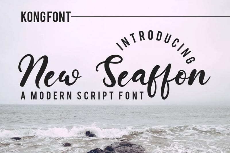 New Seaffon Script Font