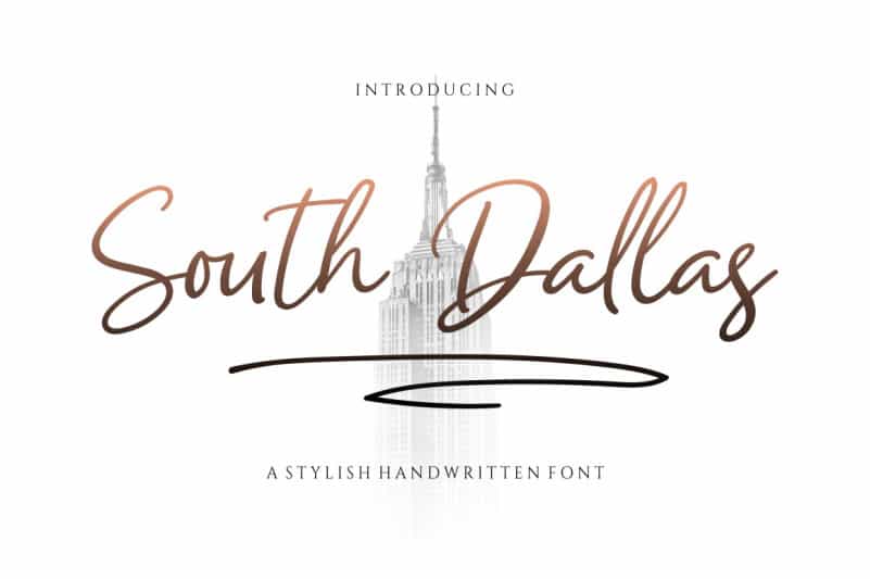 South Dallas Script Font
