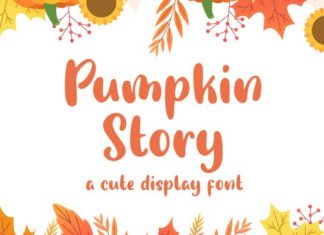 Pumpkin Story Display Font
