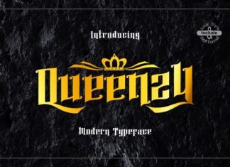 Queenzy Blackletter Font