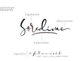Soredime – Signature Font