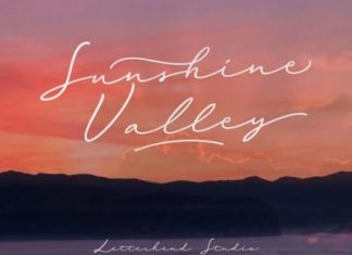 Sunshine Valley Handwritten Font