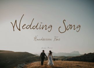 Wedding Song Handwritten Font