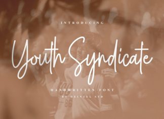 Youth Syndicate Handwritten Font