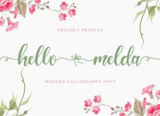 Hello Melda Script Font