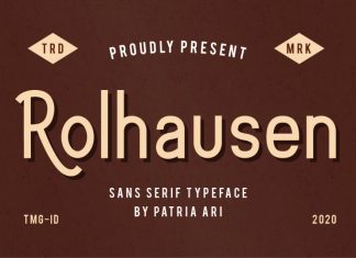 Rolhausen Sans Serif Font