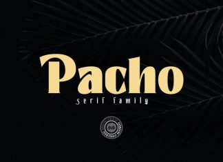 Pacho Serif Font