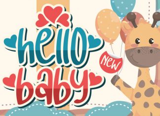 Hello Baby Display Font