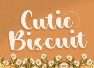 Cutie Biscuit Script Font