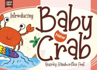Baby Crab Display Font