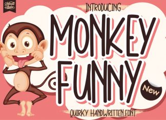 Monkey Funny Display Font
