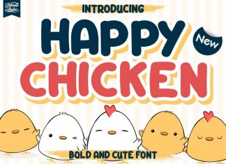 Happy Chicken Display Font