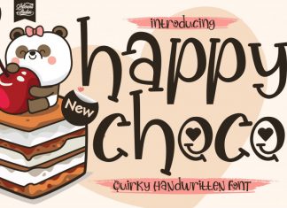 Happy Choco Display Font