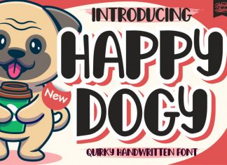 Happy Dogy Display Font
