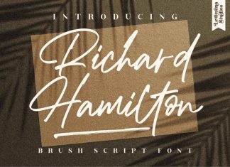 Richard Hamilton Handwritten Font