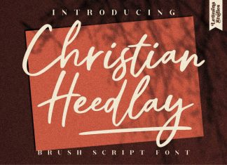 Christian Heedlay Handwritten Font