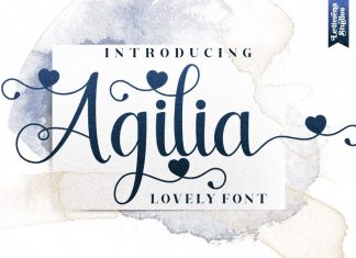 Agilia Calligraphy Font