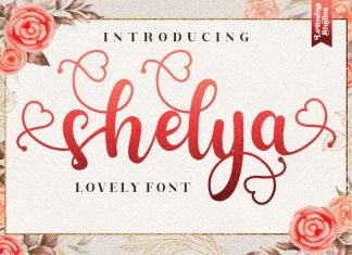 Shelya Calligraphy Font