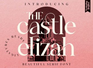 The Castle Elizah Serif Font