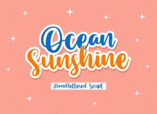 Ocean Sunshine Script Font