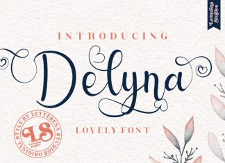 Delyna Calligraphy Font
