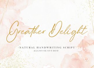 Greather Delight Script Font