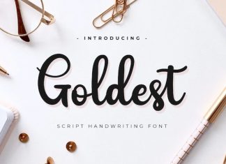 Goldest Script Font