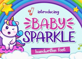 Baby Sparkle Display Font