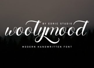 Woolymood Calligraphy Font