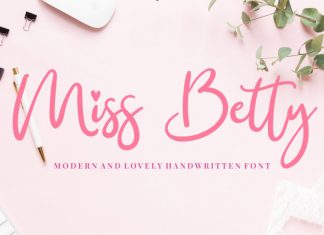 Miss Betty Script Font